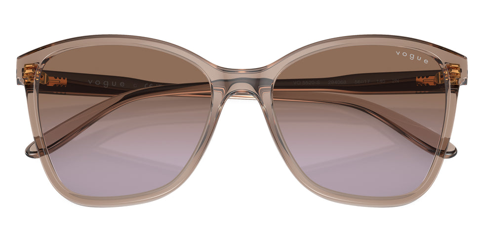 vogue eyewear VO5520S 294068 56 - Transparent Caramel/Brown Gradient Caramel / Violet Gradient Brown