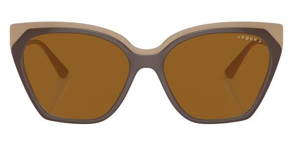 Top Brown/Nude/Pale Gold / Dark Brown Polarized / 57-16-140