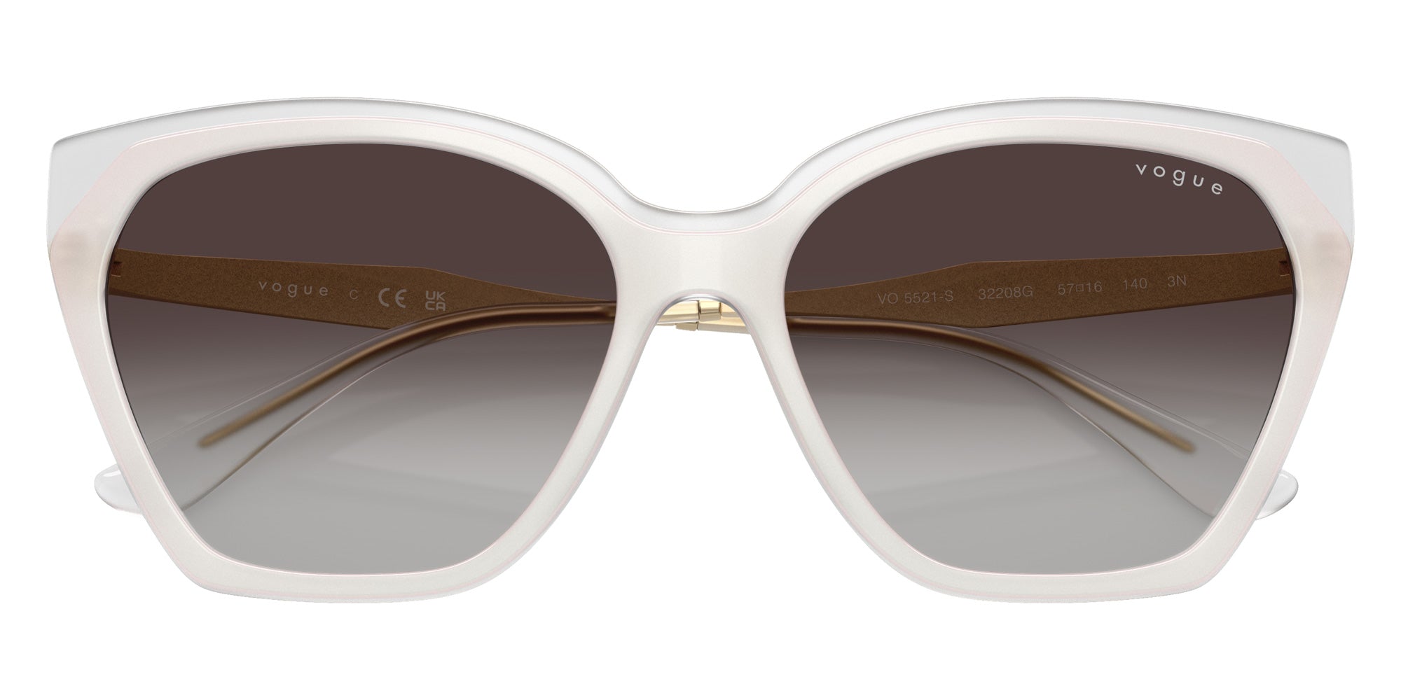 vogue eyewear VO5521S 32208G 57 - Top White/Opal Milk / Gray Gradient #id:vo5521s32208g_s:100125