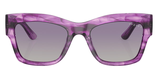 Purple Havana / Gray Gradient Violet Polarized / 54-20-140