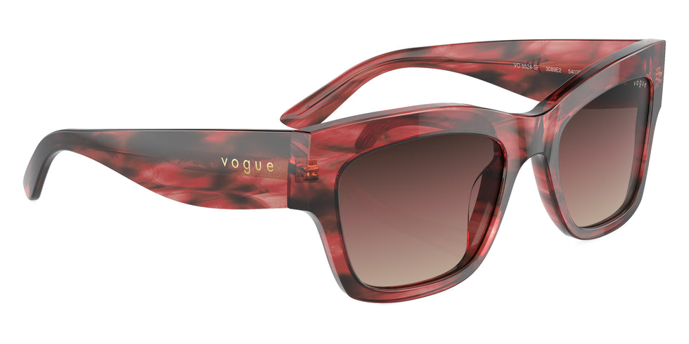 vogue eyewear VO5524SF 3089E2 54 - Red Havana / Gradient Brown/Purple/Black