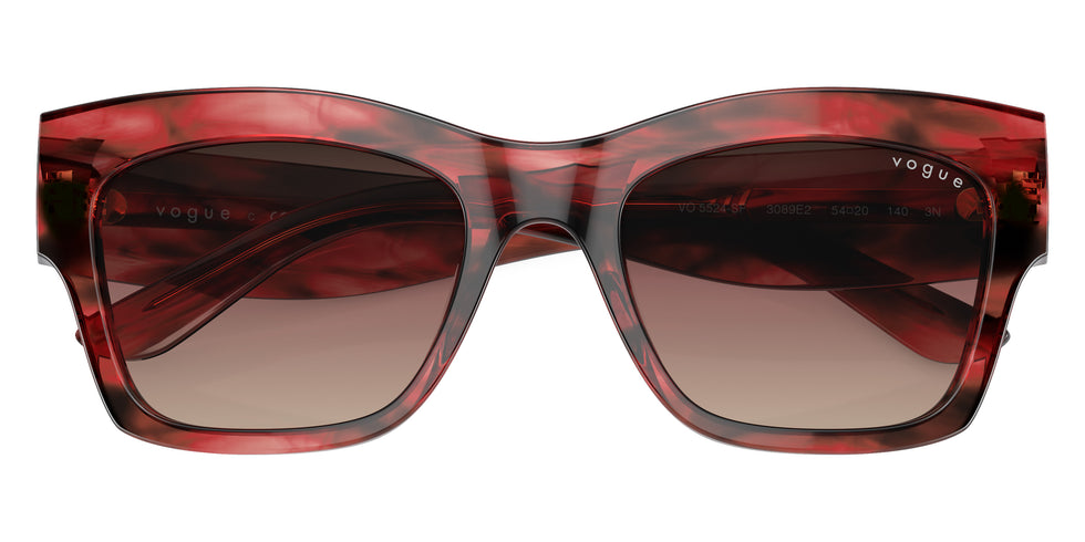 vogue eyewear VO5524SF 3089E2 54 - Red Havana / Gradient Brown/Purple/Black