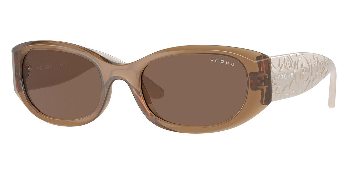vogue eyewear VO5525S 309373 52 - Opal Brown/Full Light Gray / Dark Brown