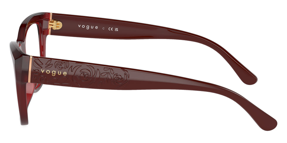 vogue eyewear VO5528 3094 51 - Opal Red/Full Red