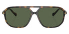 vogue eyewear VO5531S 27189A 60 - Total Dark Havana / Dark Green Polarized