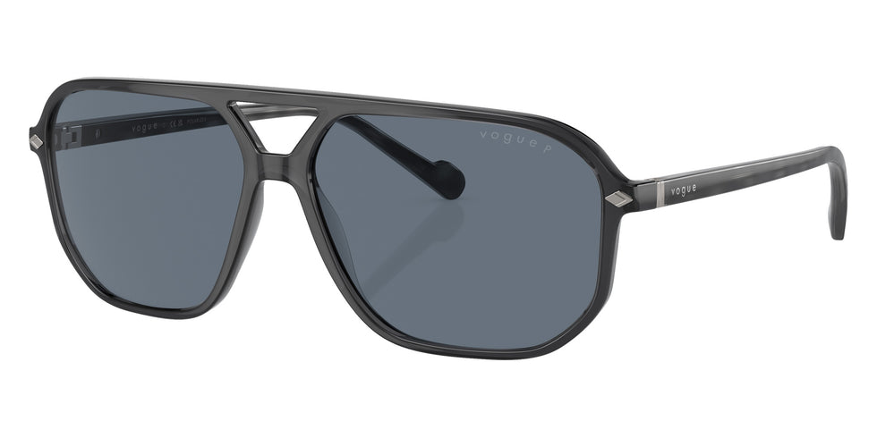 vogue eyewear VO5531S 31094Y 60 - Transparent Dark Gray / Blue Polarized #id:vo5531s31094y_s:100105