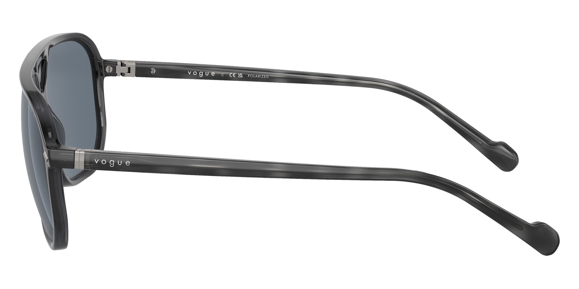 vogue eyewear VO5531S 31094Y 60 - Transparent Dark Gray / Blue Polarized #id:vo5531s31094y_s:100110