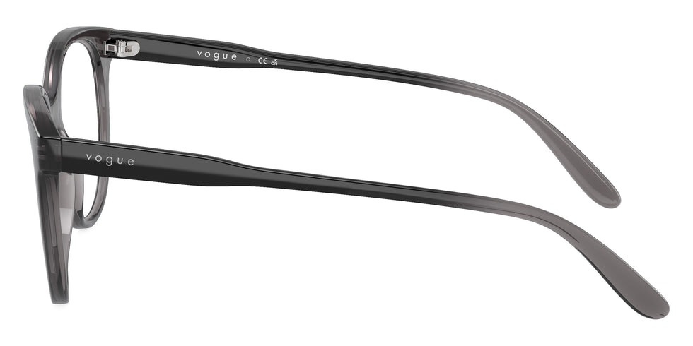 vogue eyewear VO5552 1981 53 - Black Gradient Transparent Gray