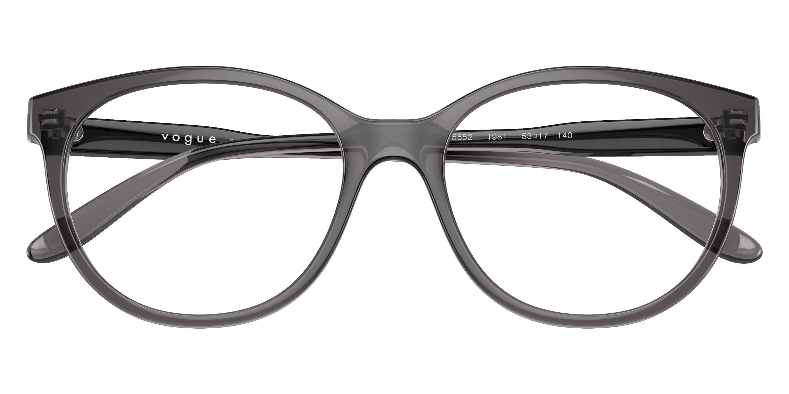 vogue eyewear VO5552 1981 53 - Black Gradient Transparent Gray