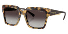 vogue eyewear VO5553S 26058G 54 - Yellow Tortoise/Matte Brown/Gold / Gray Gradient