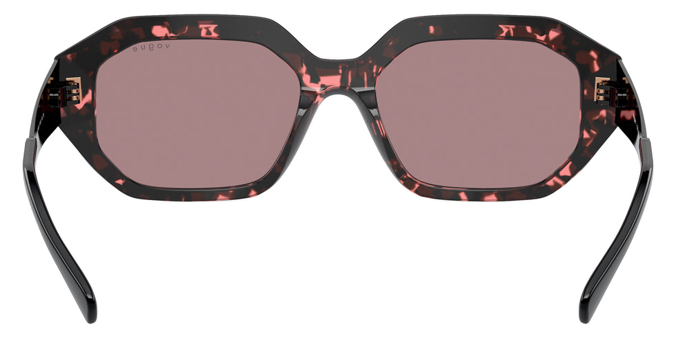 vogue eyewear VO5554S 31487N 54 - Red Tortoise/Matte Black/Rose Gold / Light Purple Brown