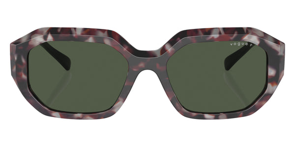 Gray Tortoise/Matte Black/Silver / Dark Green Polarized / 54-18-140