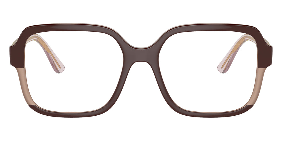 vogue eyewear VO5555F 3153 54 - Top Brown/Milky Brown/Transparent Rose Glitter