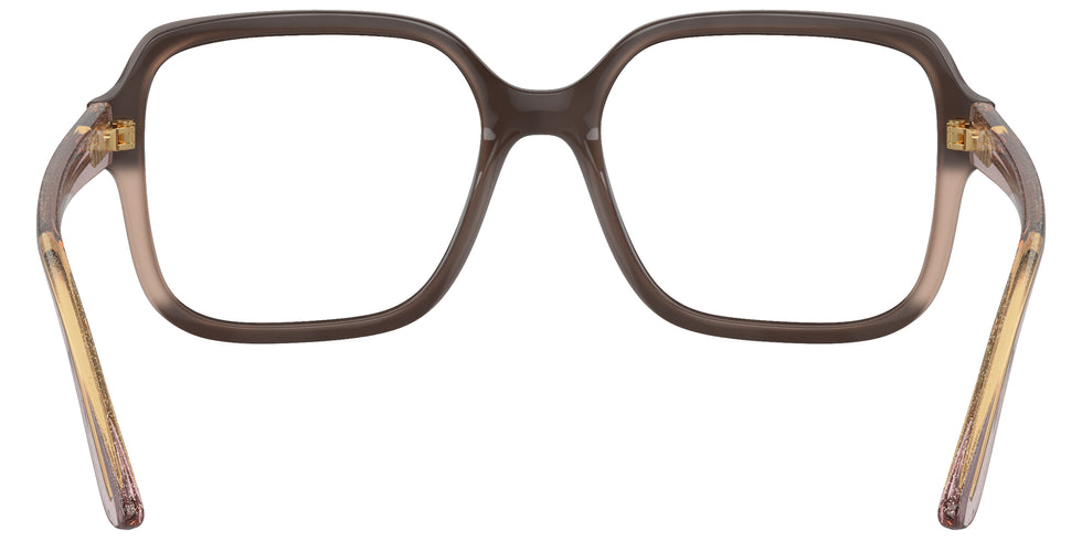 vogue eyewear VO5555F 3153 54 - Top Brown/Milky Brown/Transparent Rose Glitter