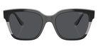 vogue eyewear VO5558S 313387 55 - Black/Transparent Gray Glitter / Dark Gray