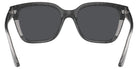 vogue eyewear VO5558S 313387 55 - Black/Transparent Gray Glitter / Dark Gray