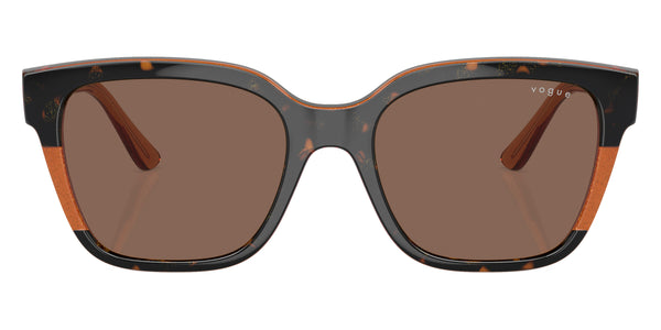 Havana/Transparent Brown Glitter / Dark Brown / 55-19-140