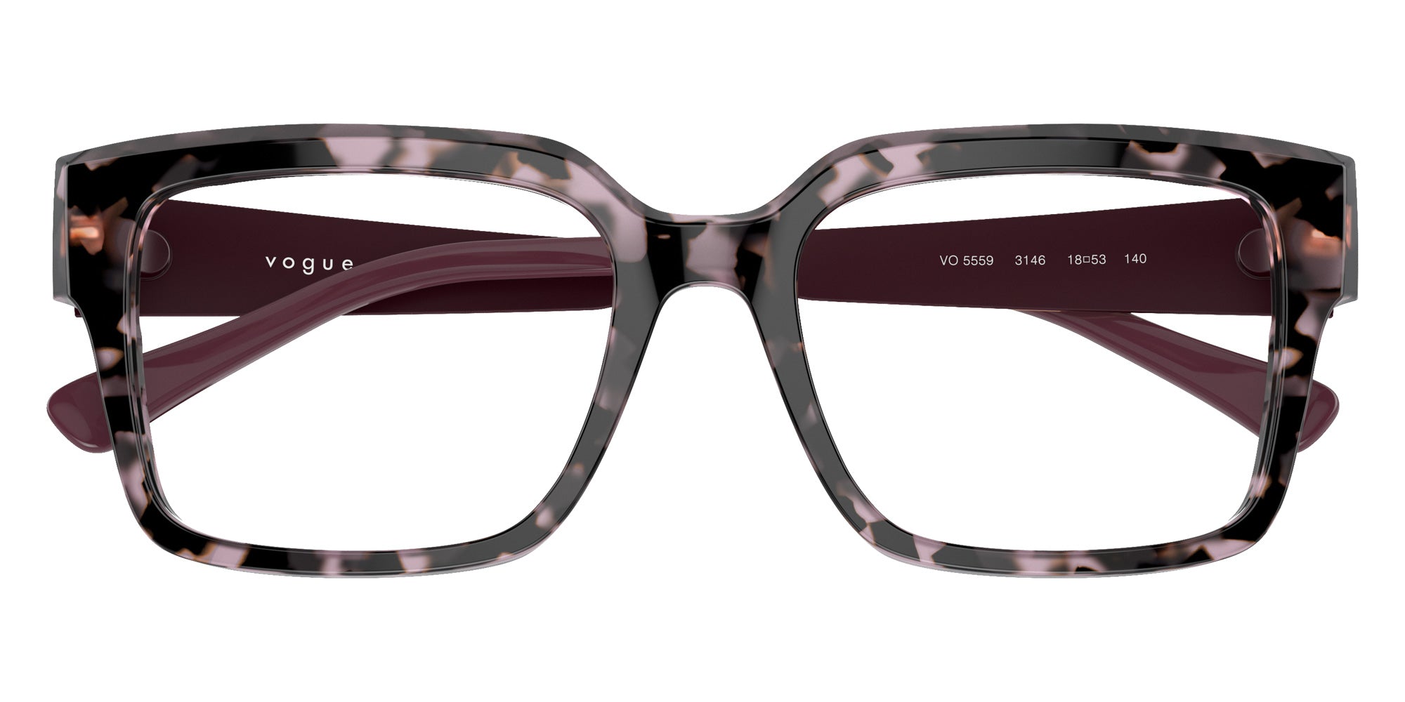 vogue eyewear VO5559 3146 53 - Violet Tortoise #id:vo55593146_s:102125