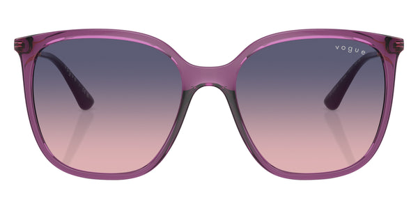 Transparent Violet/Rose Gold / Pink Gradient Blue / 54-17-140