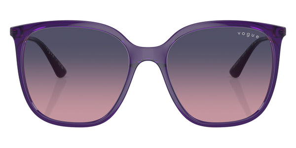 Transparent Violet/Rose Gold / Pink Gradient Blue / 54-17-140