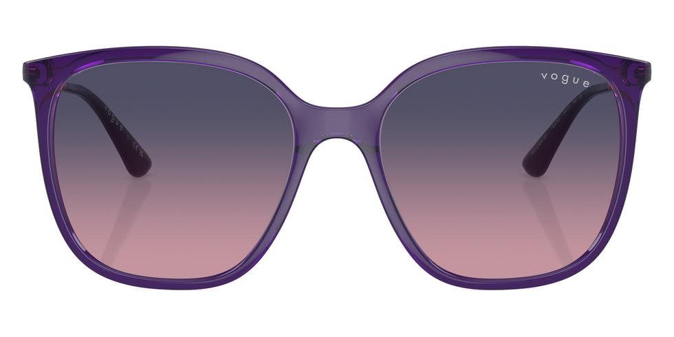 vogue eyewear VO5564SF 1647I6 54 - Transparent Violet/Rose Gold / Pink Gradient Blue