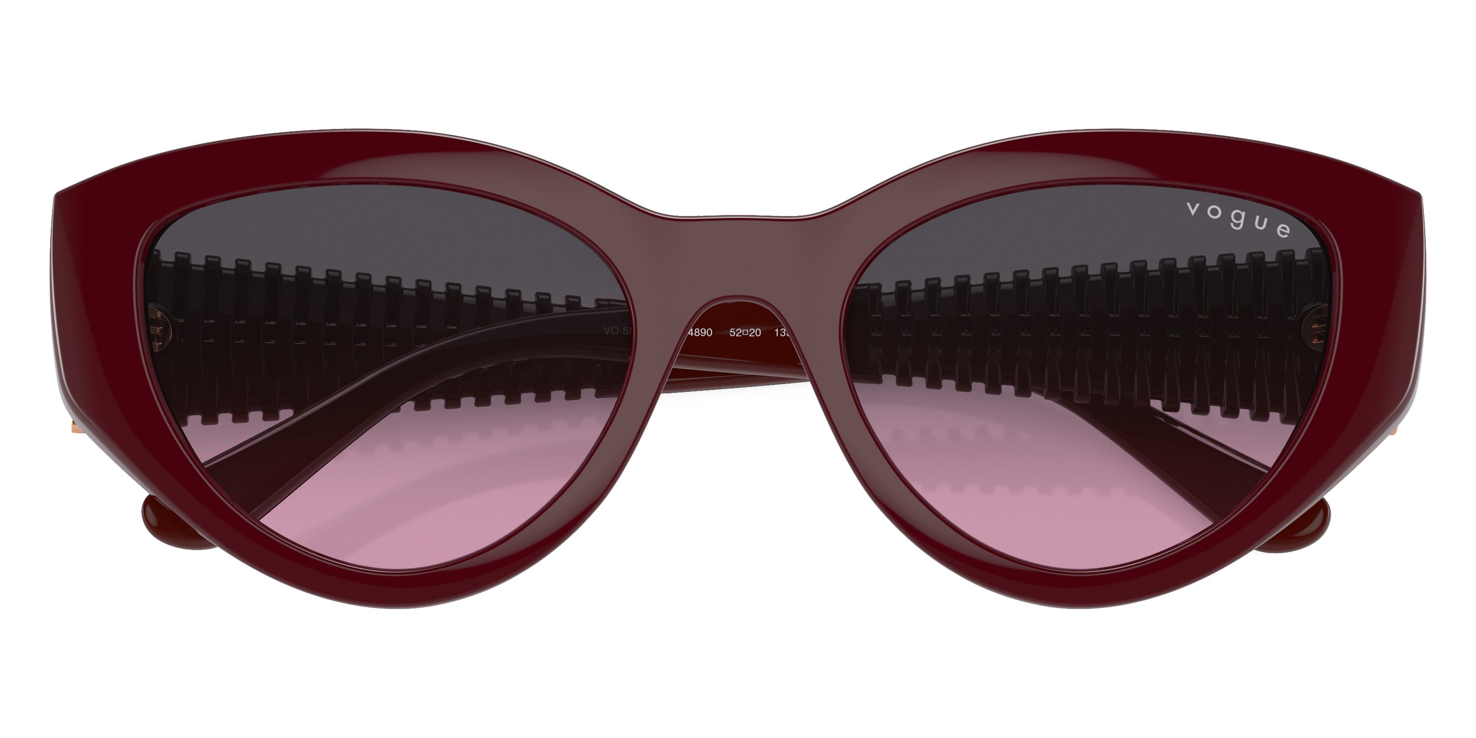 vogue eyewear VO5566S 304890 52 - Full Bordeaux / Violet Gradient Gray