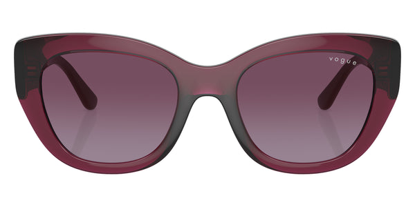 Transparent Cherry/Full Bordeaux / Violet Gradient / 52-20-135