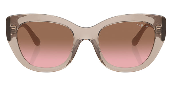 Transparent Caramel/Full Dark Beige / Pink Gradient Brown / 52-20-135