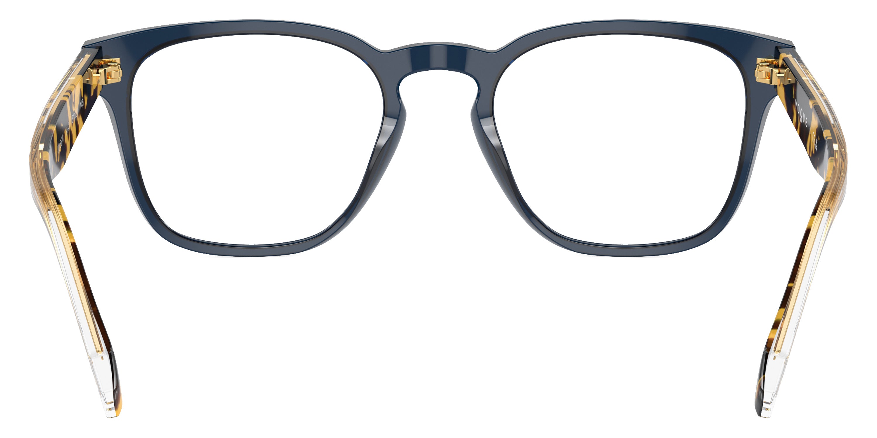 vogue eyewear VO5570 3143 49 - Transparent Blue/Top Crystal/Yellow Havana