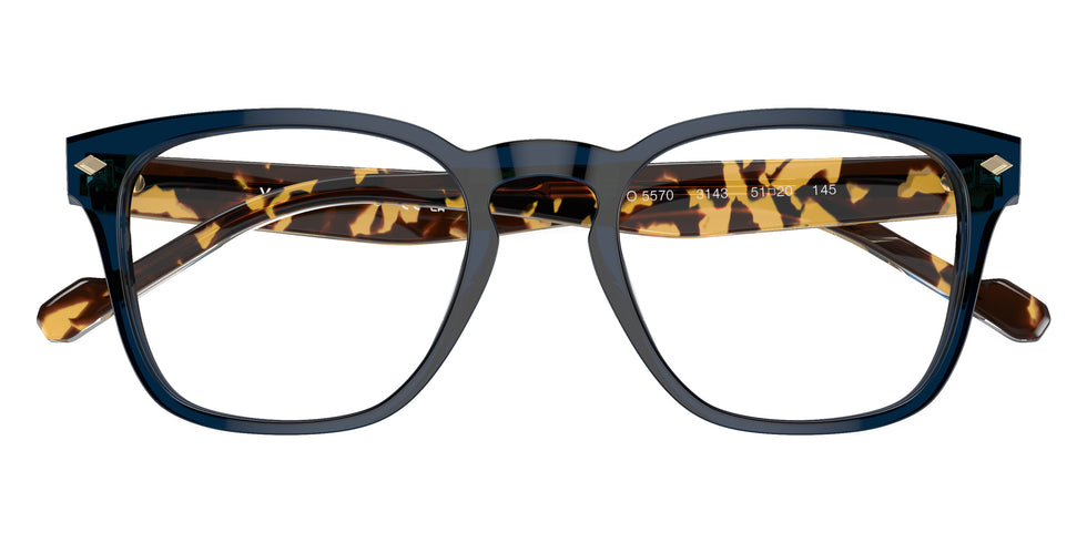 vogue eyewear VO5570 3143 49 - Transparent Blue/Top Crystal/Yellow Havana