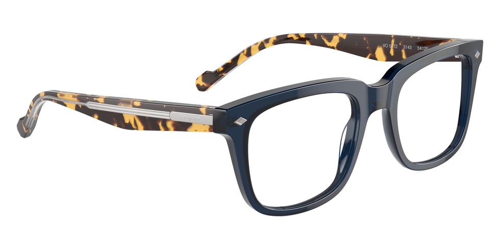 vogue eyewear VO5572 3143 52 - Transparent Blue/Top Crystal/Yellow Havana