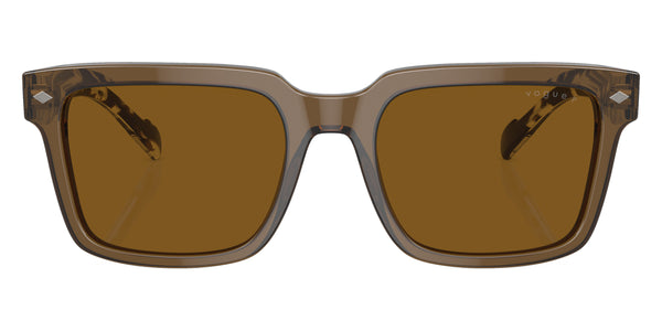 Transparent Olive Green/Top Crystal/Gray Havana / Dark Brown Polarized / 55-20-145