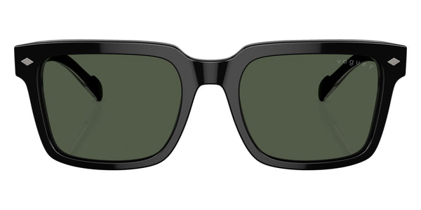 Black/Top Crystal / Dark Green Polarized / 55-20-145