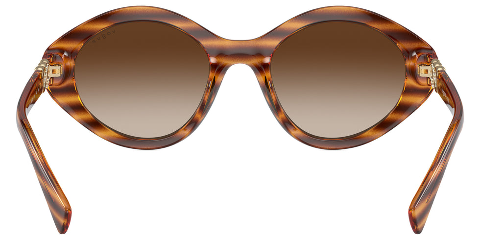vogue eyewear VO5576SB 150813 52 - Striped Dark Havana/Pale Gold / Brown Gradient