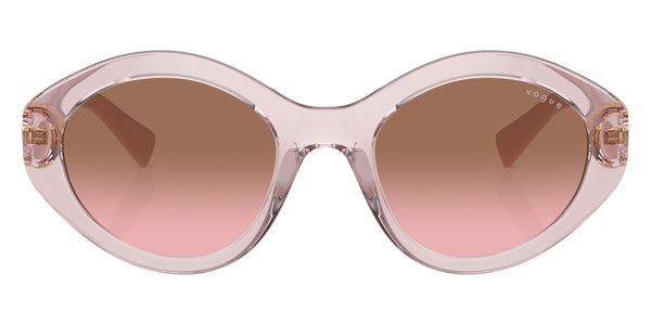 Transparent Pink/Rose Gold / Pink Gradient Brown / 52-21-140