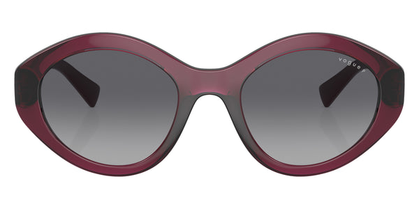 Transparent Cherry/Pale Gold / Gradient Gray Polarized / 52-21-140