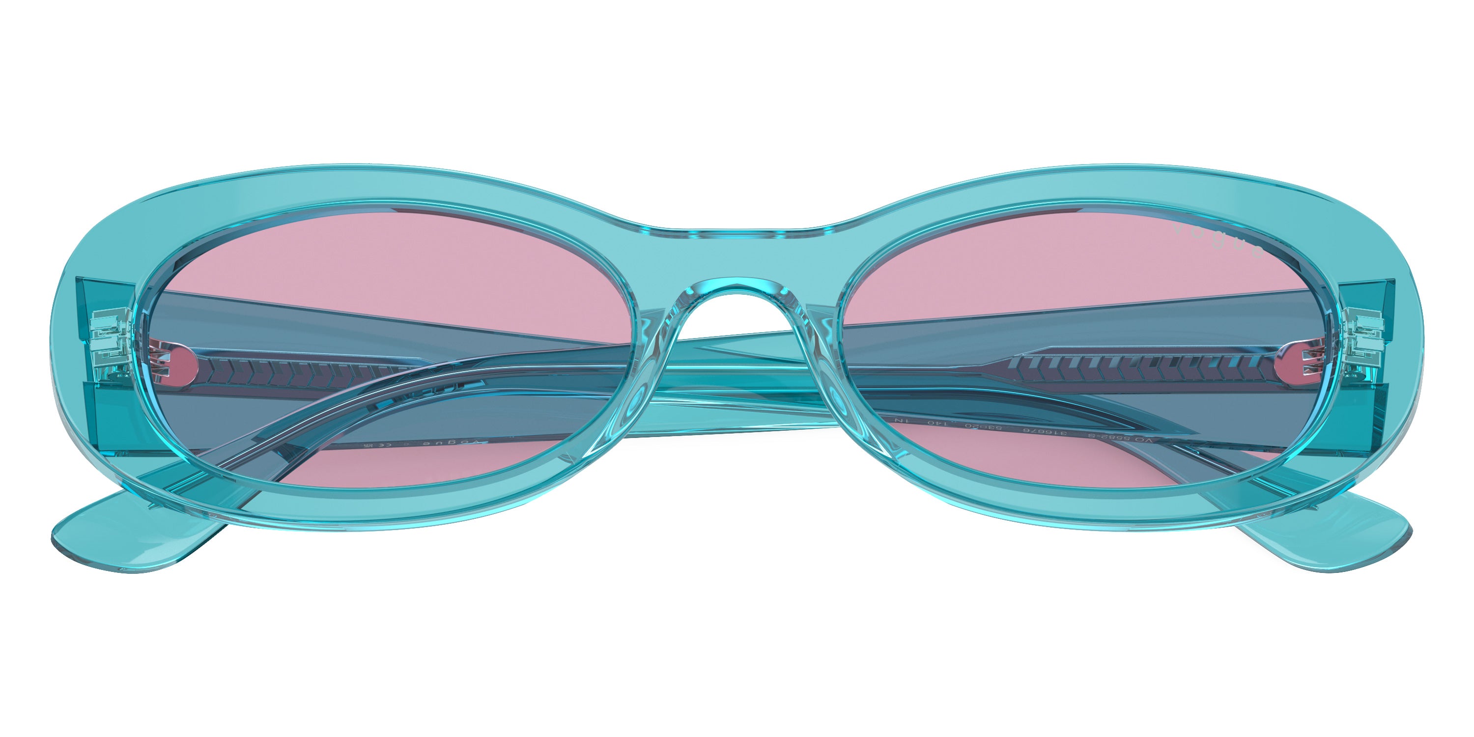 vogue eyewear VO5582S 316676 53 - Transparent Turquoise / Violet
