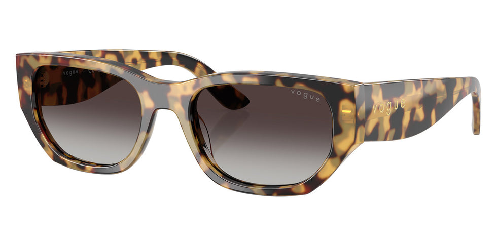 vogue eyewear VO5586S 26058G 53 - Yellow Tortoise / Gray Gradient