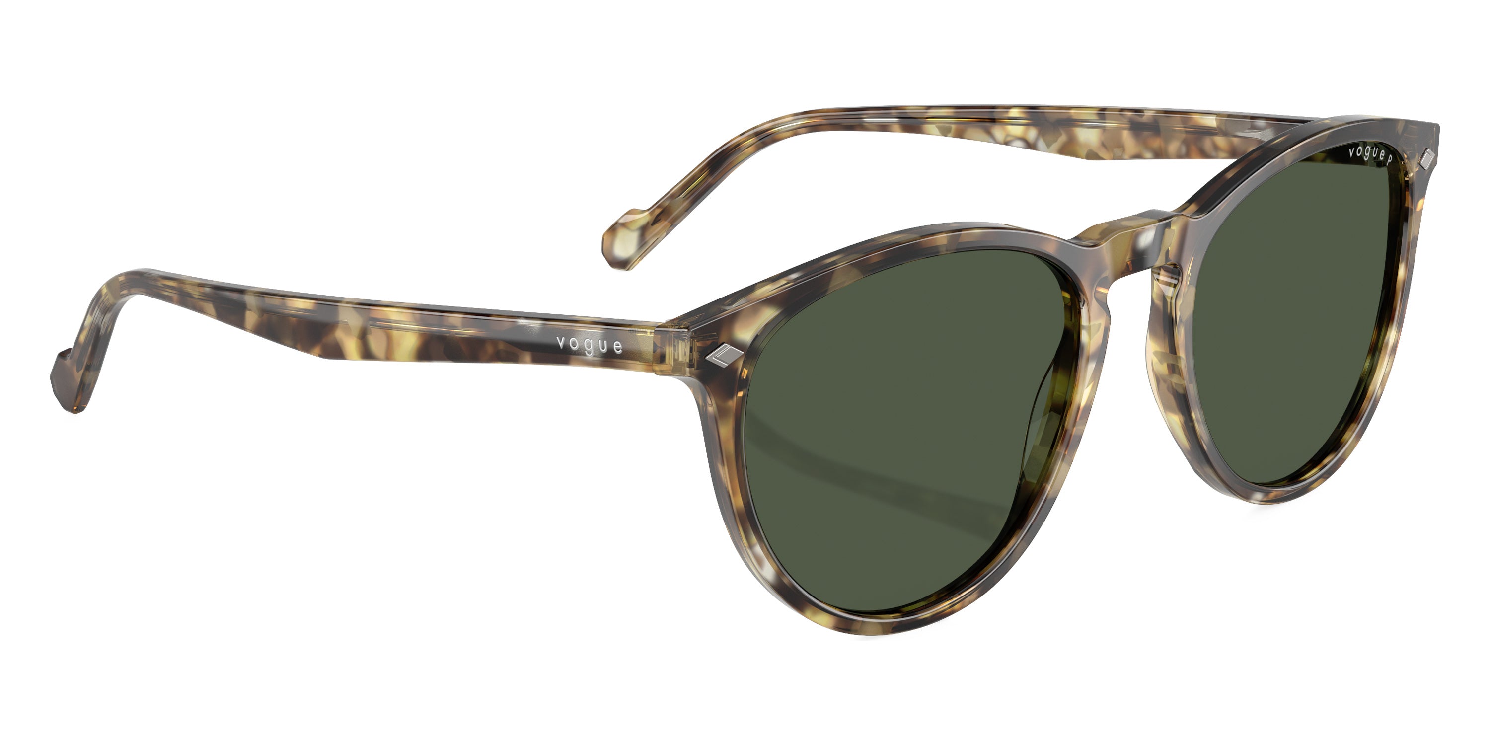 vogue eyewear VO5599S 31869A 53 - Yellow Havana / Dark Green Polarized