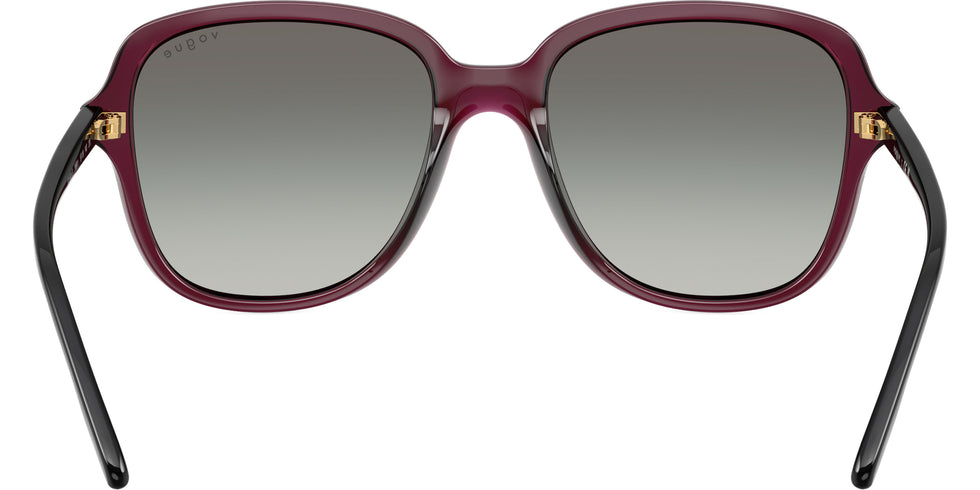 vogue eyewear VO5601S 298911 53 - Transparent Cherry/Black / Gradient Gray