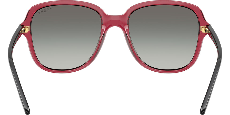vogue eyewear VO5601SF 298911 53 - Transparent Cherry/Black / Gradient Gray