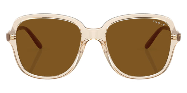 Transparent Caramel/Full Dark Beige / Dark Brown Polarized / 53-18-140