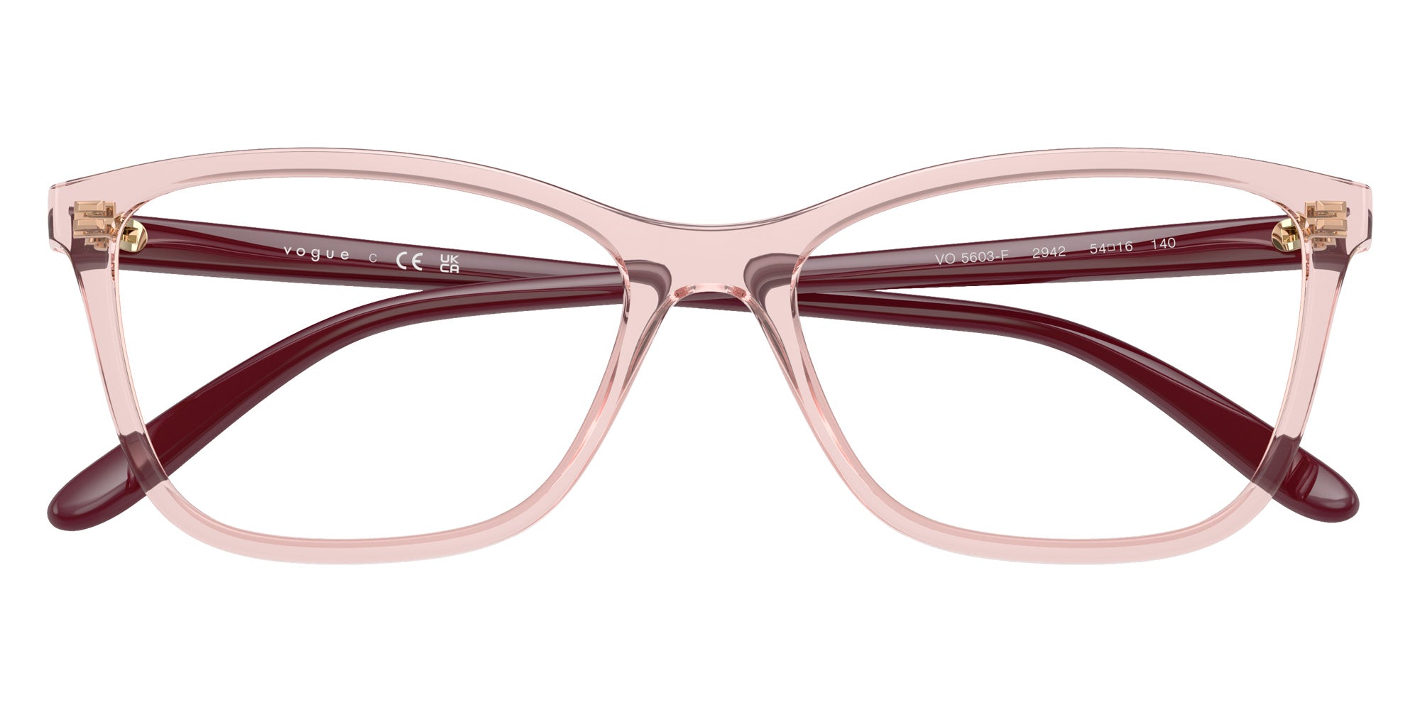 vogue eyewear VO5603F 2942 54 - Transparent Pink #id:vo5603f2942_s:100125
