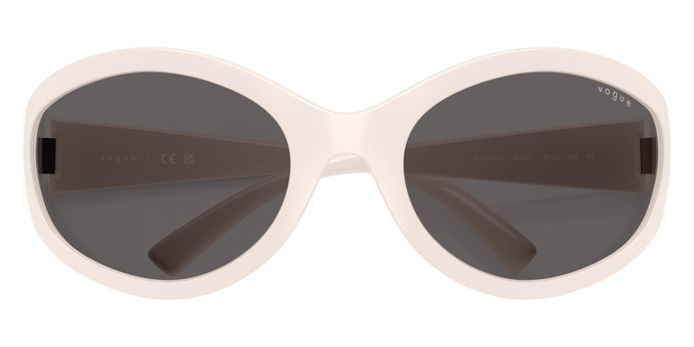 vogue eyewear VO5606S 312487 65 - Full Ivory / Black Smoke