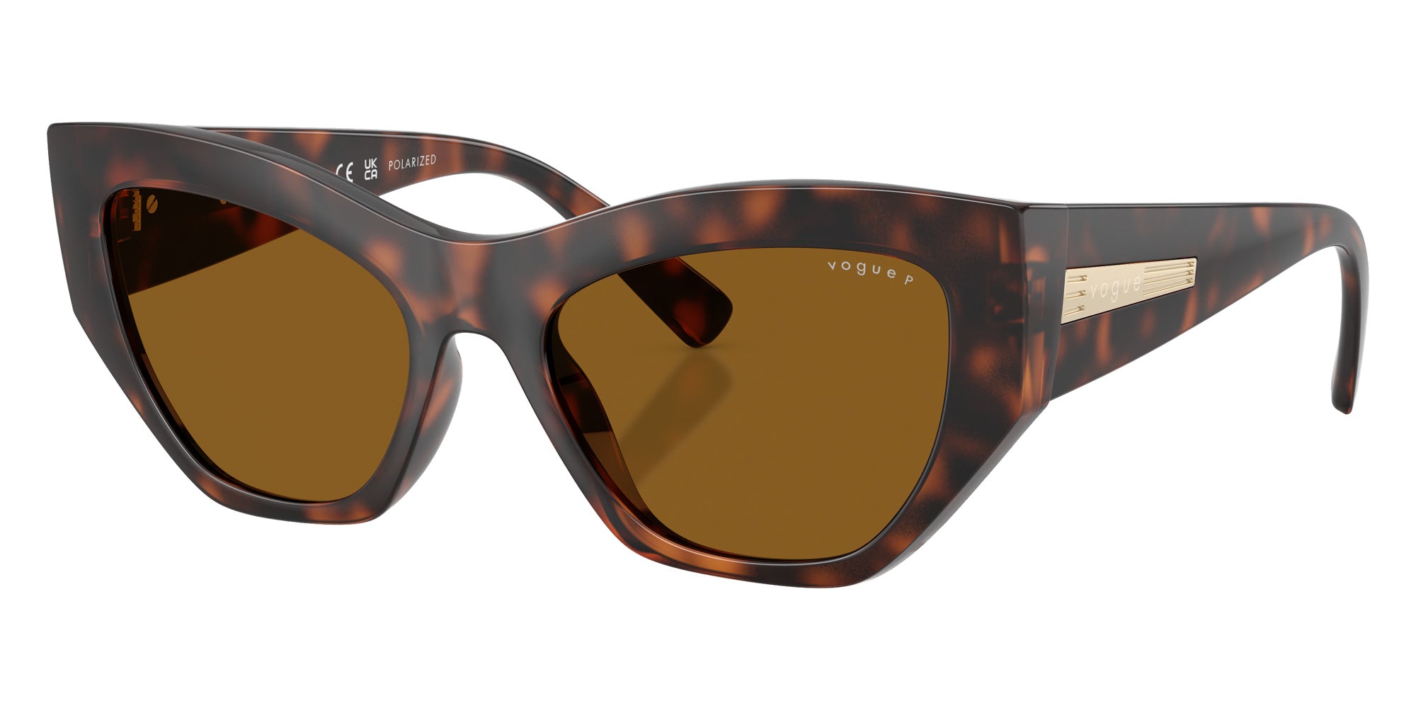 vogue eyewear VO5607S 271883 53 - Total Dark Havana / Dark Brown Polarized #id:vo5607s271883_s:100105