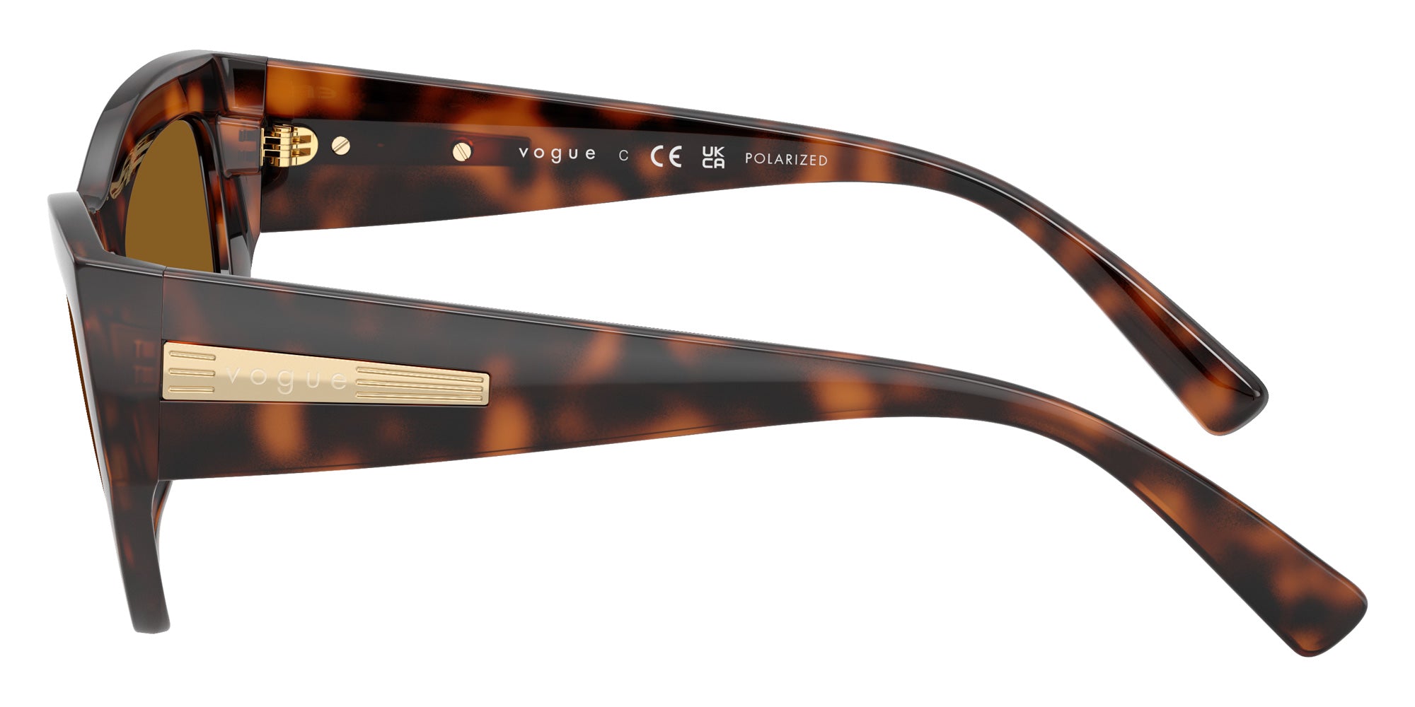 vogue eyewear VO5607S 271883 53 - Total Dark Havana / Dark Brown Polarized #id:vo5607s271883_s:100110