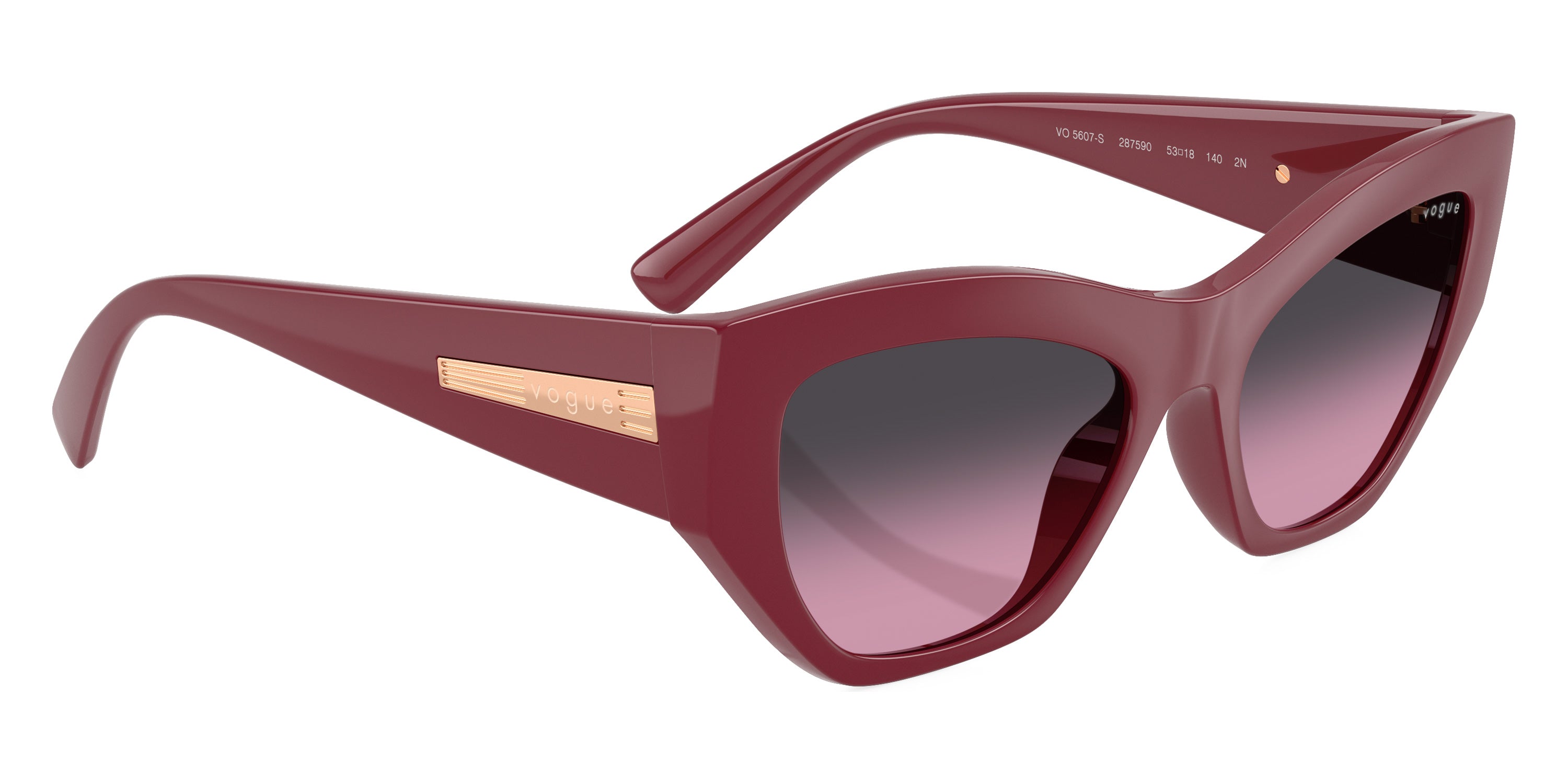 vogue eyewear VO5607S 287590 53 - Full Cherry / Violet Gradient Gray