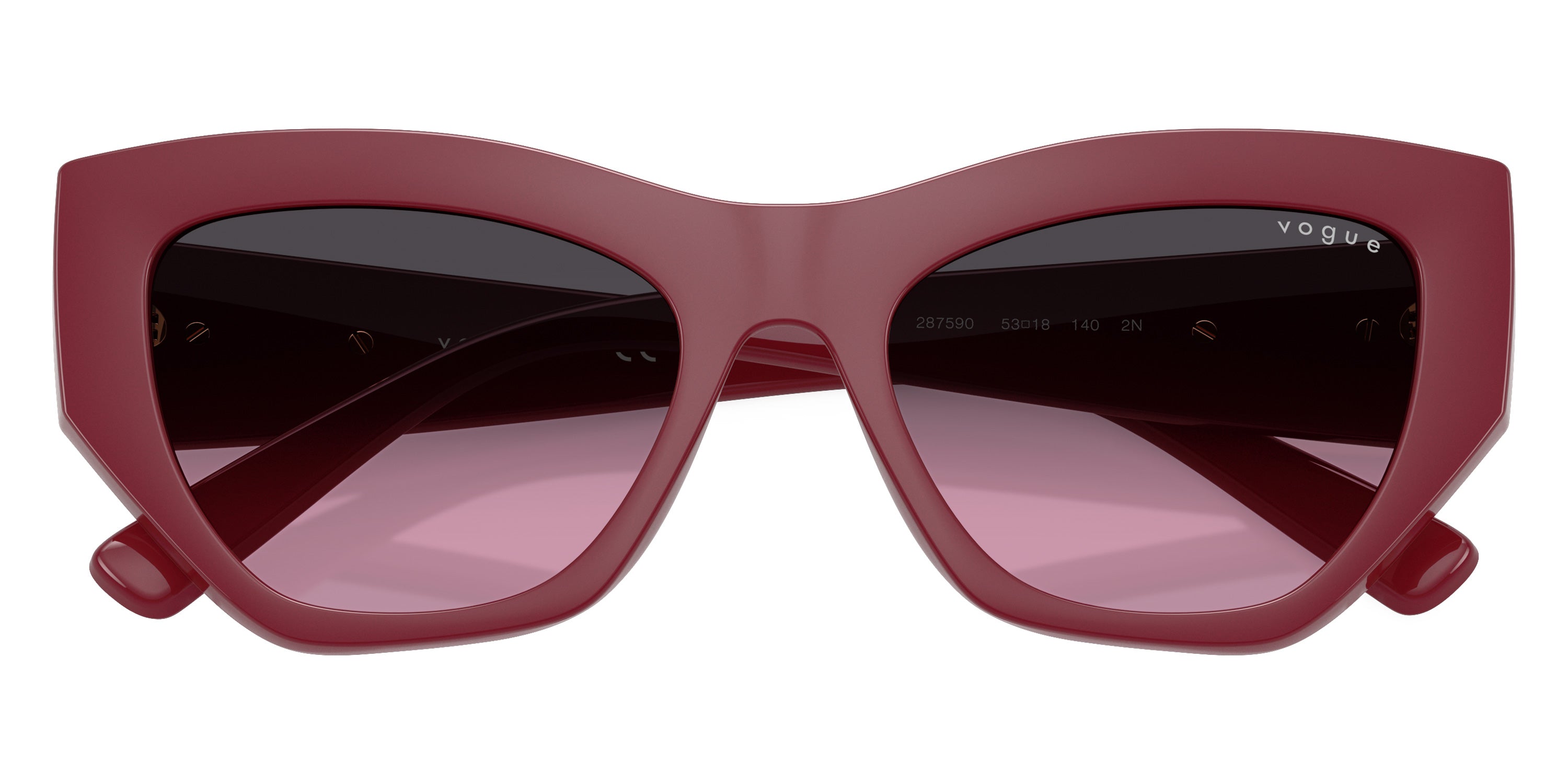 vogue eyewear VO5607S 287590 53 - Full Cherry / Violet Gradient Gray