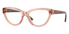 vogue eyewear VO5610B 2864 52 - Transparent Dark Pink/Red Havana