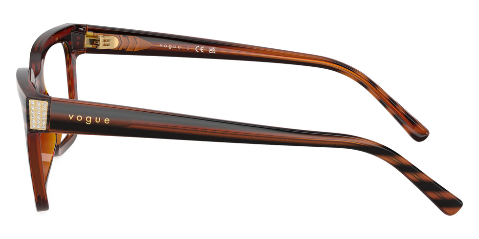 vogue eyewear VO5611B 2571 50 - Striped Brown Havana